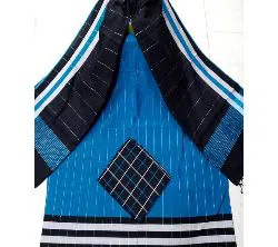 Unstitched Block Printed Cotton 3 piece 