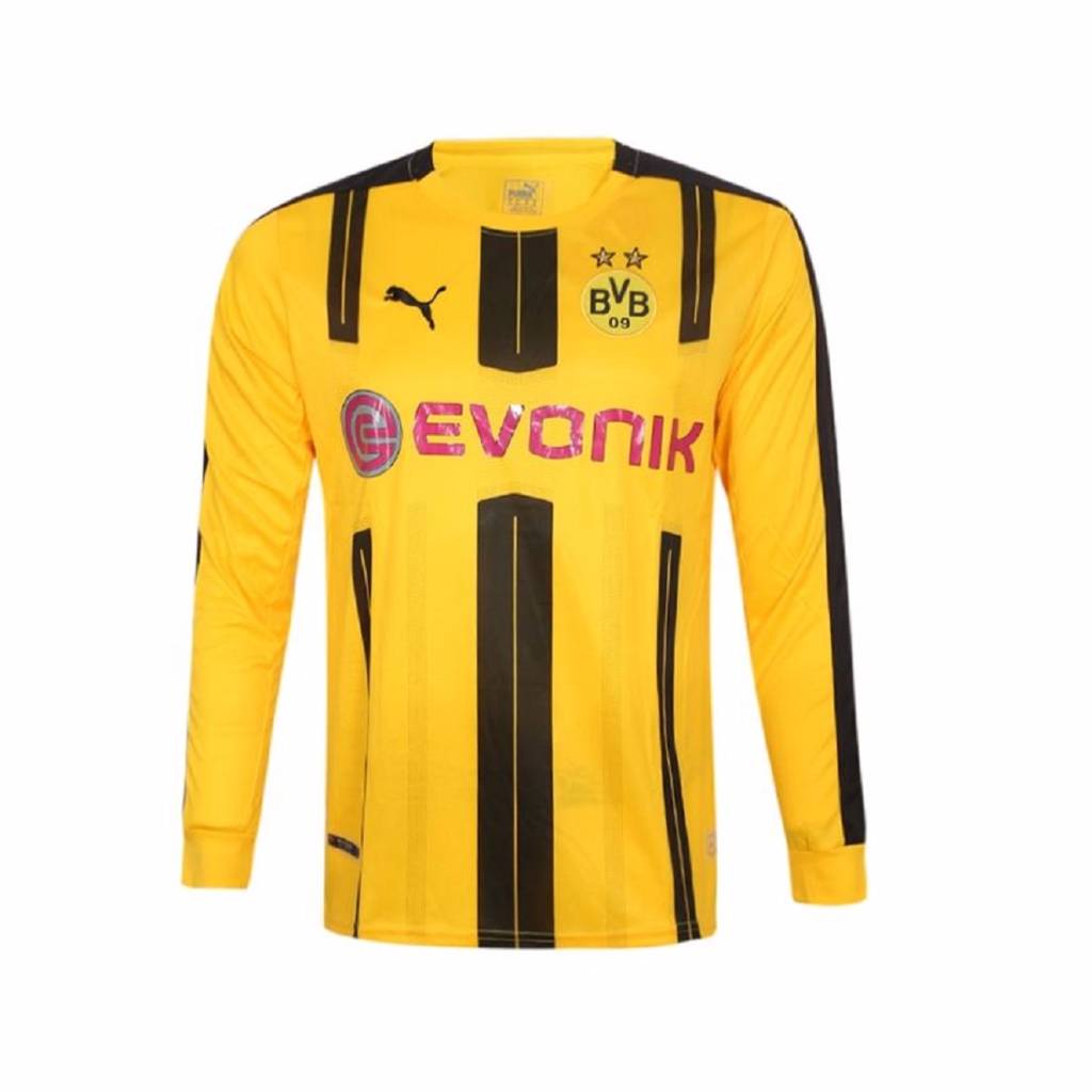 Borussia Dortmund ফুল-স্লীভ জার্সি (কপি) - Yellow বাংলাদেশ - 560216