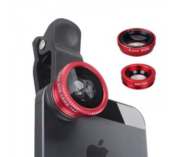3-in-1 Universal Clip-on Lens