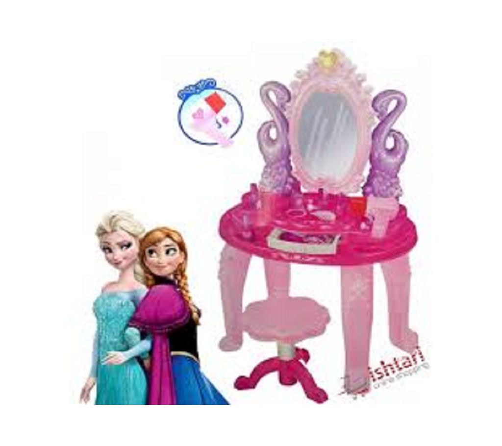 FROZEN Beautiful Dressing Table Toyshine Girls Pretend Play Luxurious