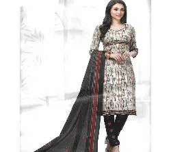 Indian Glaze cotton unstitch Dress