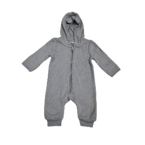 Kids Winter Zipper Romper Hoodie