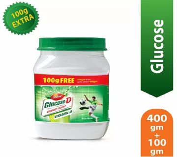 Dabur Glucose-D এনার্জি বুস্ট - 400g Jar (Get 100g Extra)