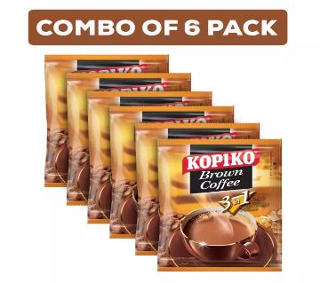 KOPIKO Brown কফি 3 in 1 (20 gm) Combo of 6 Pack