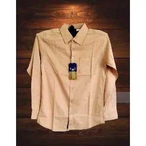 Mens Full Sleeve Casual Solid Colour Shirt
