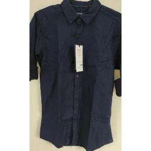 Solid Black Casual Shirt for Men