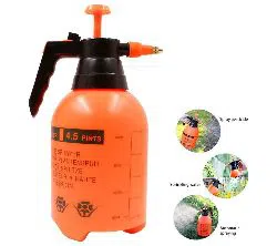 2Lorange Hand Pressure Trigger Sprayer Bottle Adjustable Copper Nozzle Head Manual Air Compression Pump Spray Bottle 1 Pcs