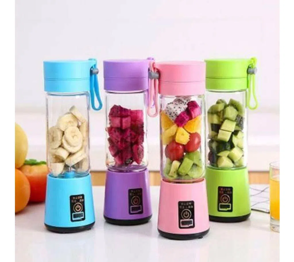 Portable Rechargeable Smoothie Blender and Power Bank - Pink