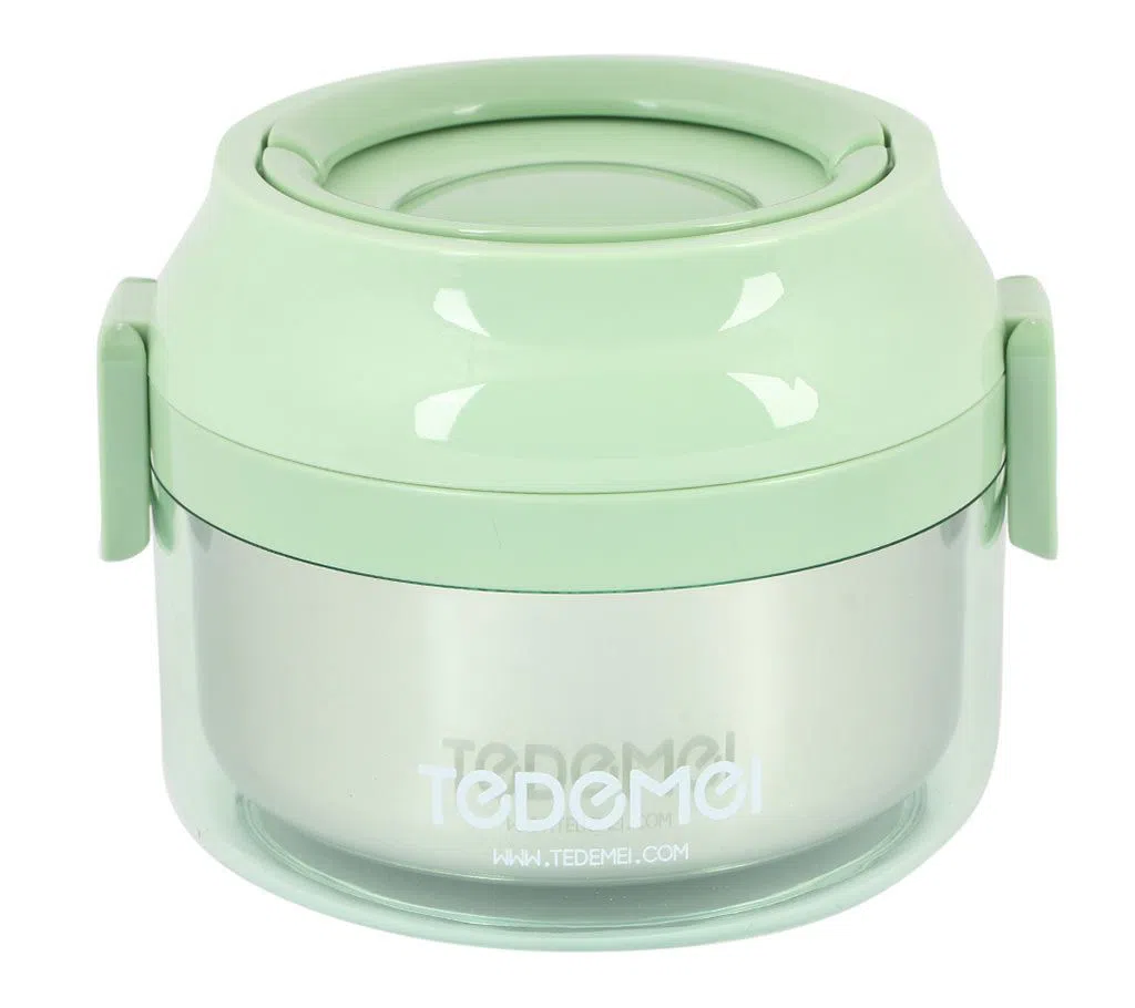 TEDEMEI Lunch Box Stainless Steel 1 Layer