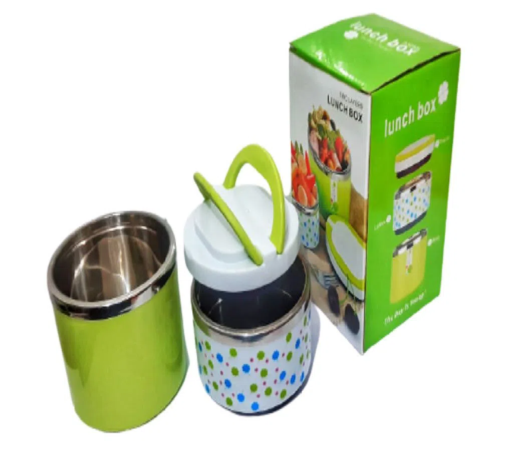 Smart Hot Carrier Lunch Box Stainless Steel Office 2 Layers Container , Hotpot Lunch Box (930 ml),Gift And Home Decoration.