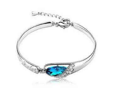 Silver Plated Blue stone Bracelet