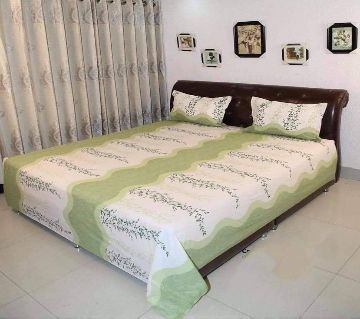 King Size Bed Sheet With Two Pillow cover 