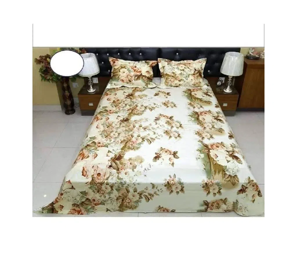 King Size Cotton Bed Sheet  Pillow Cover