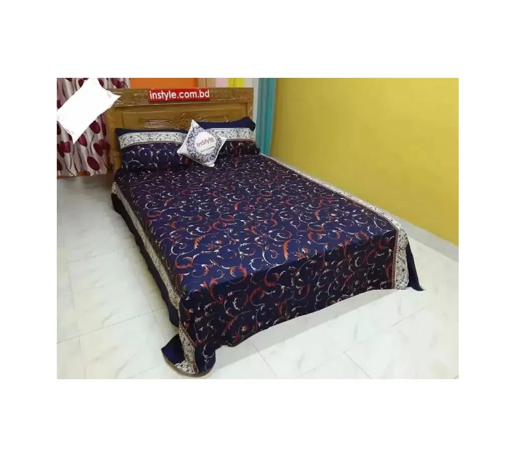 King Size  Bed Sheet and Pillow Cover