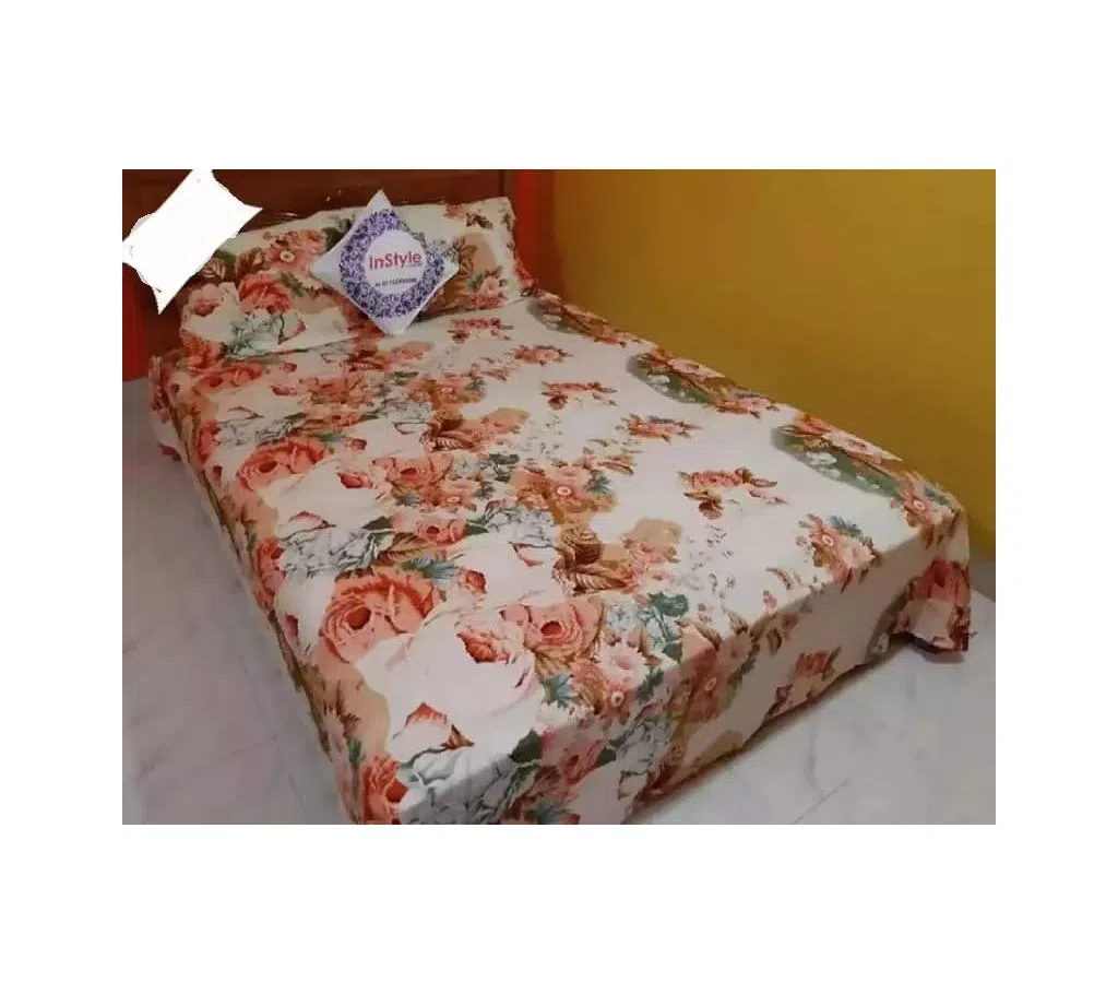 Cotton Bed Sheet  Pillow Cover set