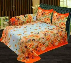 King Size Cotton Bed Sheet and Pillow Cover Set