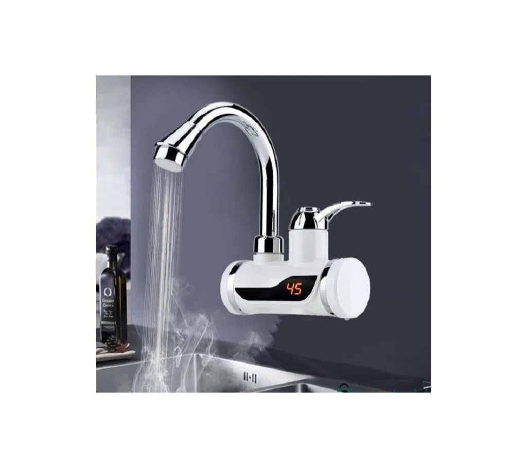 Electric Digital Hot water wall tap tap