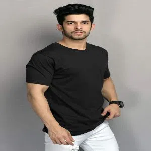 Short Sleeve Comfortable T-Shirt - black