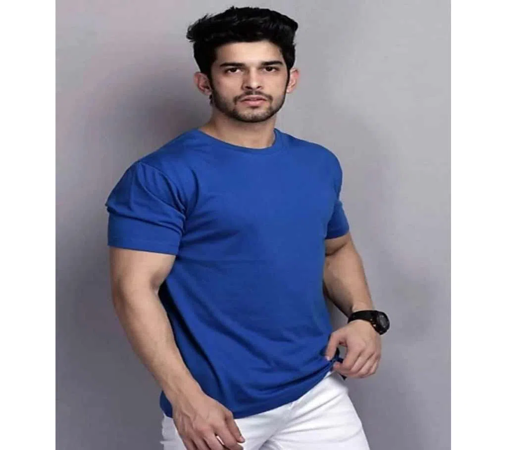 Short Sleeve T-Shirt for Men - Blue 