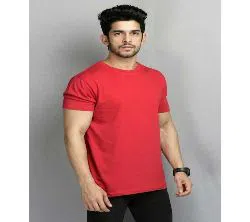 Short Sleeve T-Shirt for Men - Red 