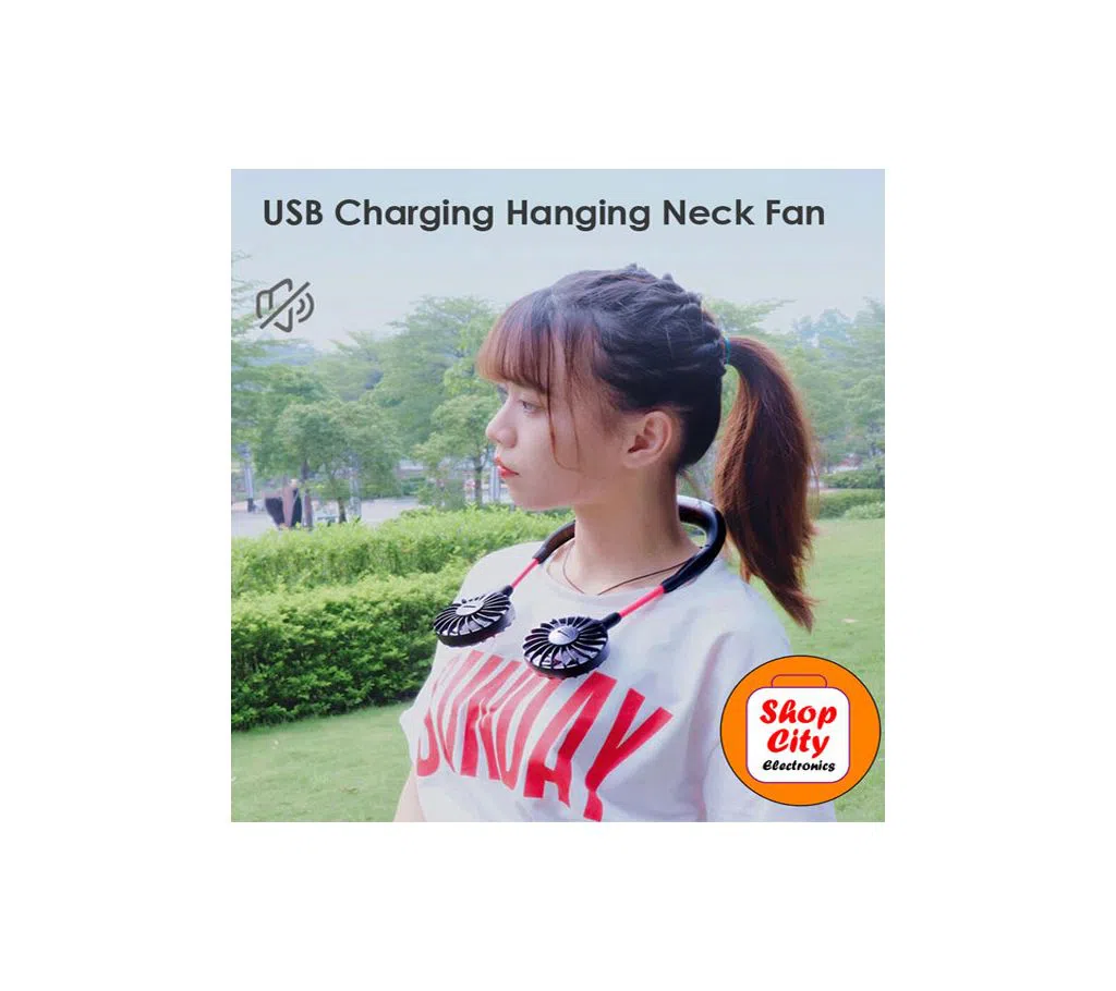 USB Rechargeable neck fan
