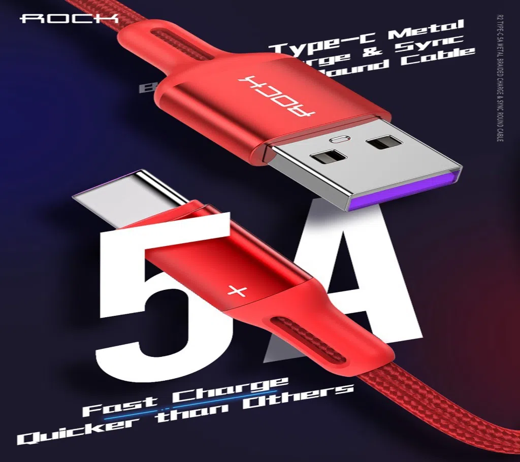 Rock R2 Type C Charging & Sync Cable