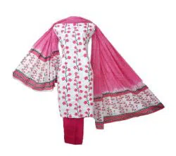 Cotton screen print design Three Piece Untisched Women Dress salwar kameez_DS2042