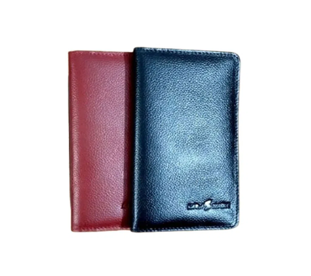100% Premium Lather fashibale Money/Mobile wallet 2 pc 