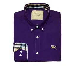 Exclusive Branded Full Sleeve Purple Shirt for man