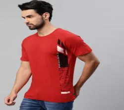 Run HRX Red T Shirt