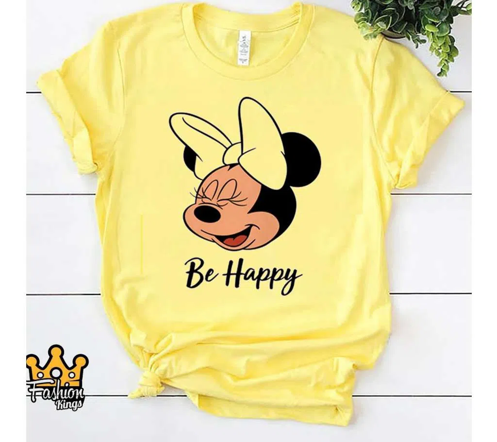 Be Happy Half Sleeve T-Shirt