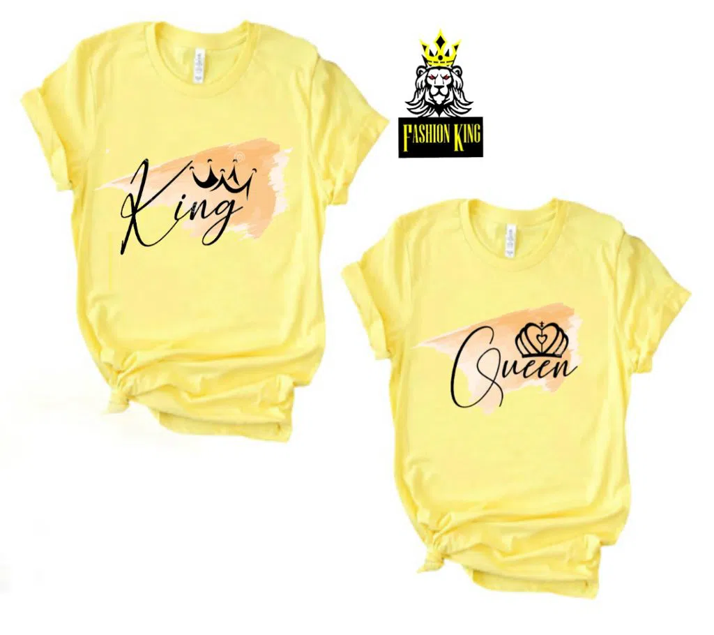 King Queen Couple Combo T-shirt