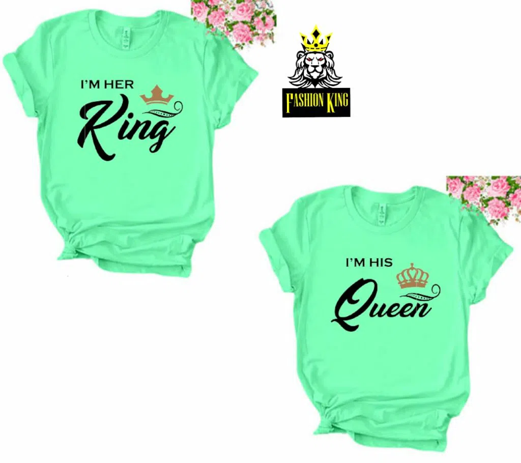 King Queen Couple Combo T-shirt 