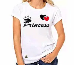 Ladies Half Sleeve T-shirt Princess