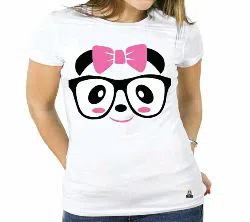 Ladies Half Sleeve T-shirt Panda
