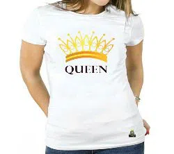 Ladies Half Sleeve T-shirt Queen