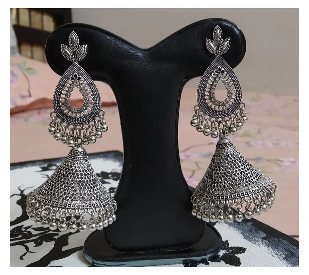  Silver Long Jhumka For women  -ND-20