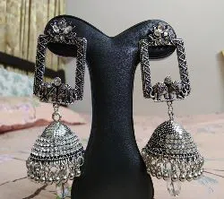 Silver Color Long Jhumka For women  -ND-22