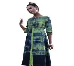 summer kurti green