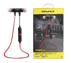 Awei A920bl Explosive Bass with Magnetic Lock In-Ear Bluetooth V4.0 Headset*