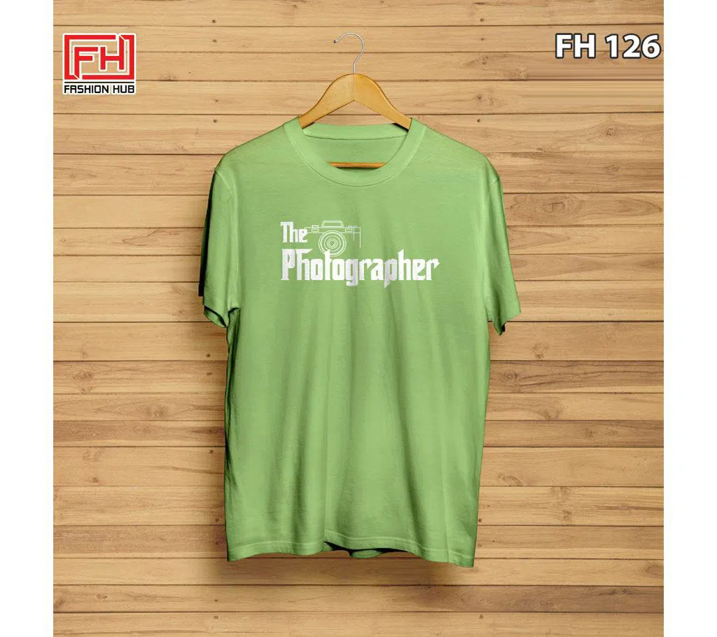 FH126(The Photographer) Unisex Half Sleeve T-Shirt - Olive