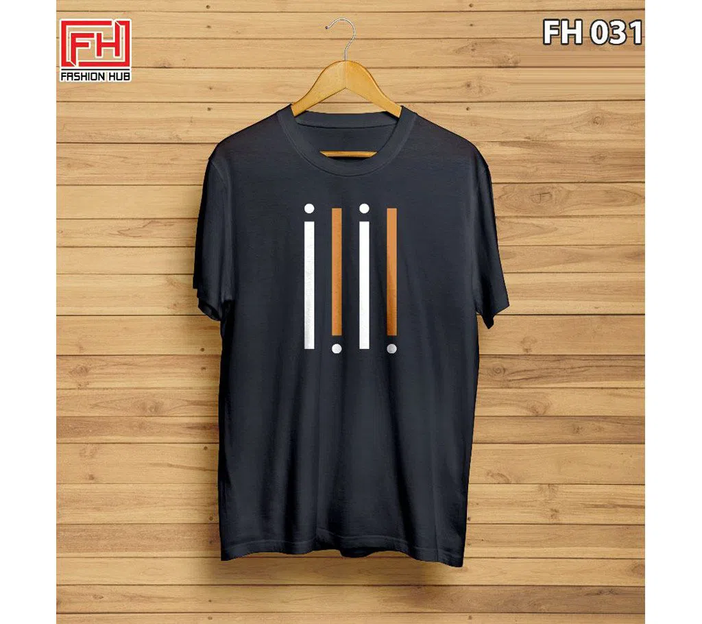 FH031-Skrillex Mens Half Sleeve T-Shirt - Black
