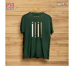 FH117-Skrillex Mens Half Sleeve T-Shirt - Bottle Green