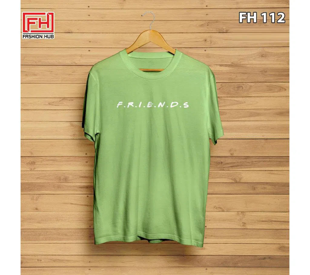 FH112-Friends Unisex Half Sleeve T-Shirt - Olive