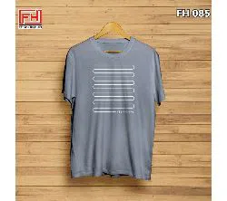FN085(Enjoy The Life) Unisex Half Sleeve T-Shirt - Ash