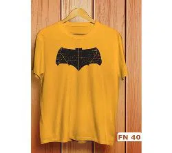 Batman Yellow Mens Half Sleeve T-Shirt