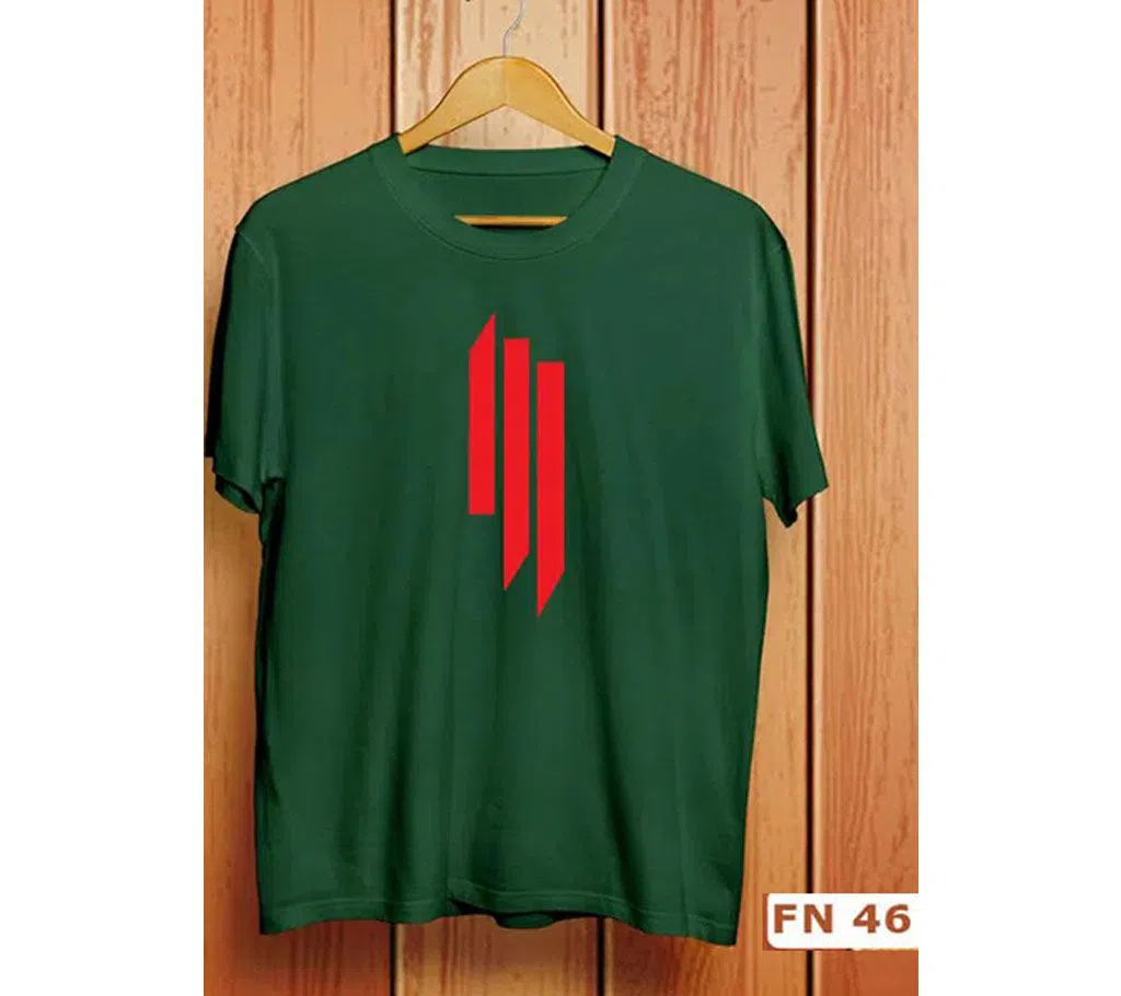 Skrillex Green Mens Half Sleeve T-Shirt