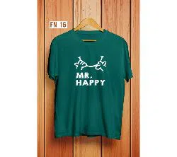 Mr. Happy Mens Half Sleeve T-Shirt