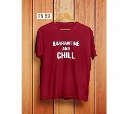 Quarantine And Chill Mens Half Sleeve T-Shirt