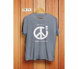 Peace By Peace Mens Half Sleeve T-Shirt